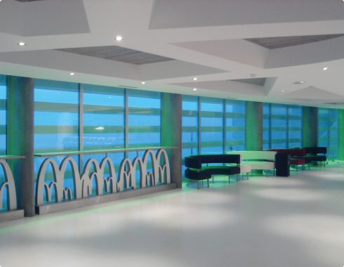 Agencement intérieur de Mcdonald's Monaco - Fabricant d'enseignes et de signalétiques