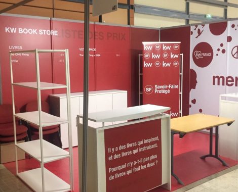 Stand Keller Williams dans un salon à Lyon - fabricant d'enseignes et de signalétiques